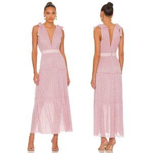 NEW Sabina Musayev REVOLVE Helena Dress Pink Lavender Light Purple Maxi Gown XL